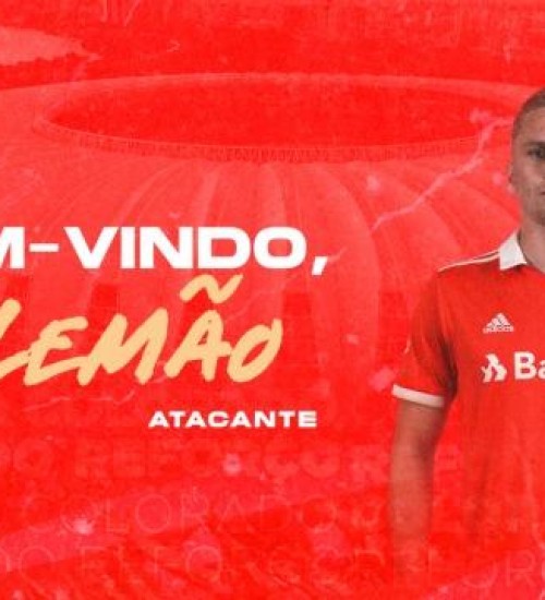 Inter anuncia contratação do atacante Alexandre Alemão.