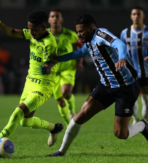 Grêmio cede empate ao Palmeiras e desperdiça chance de sair do Z-4.
