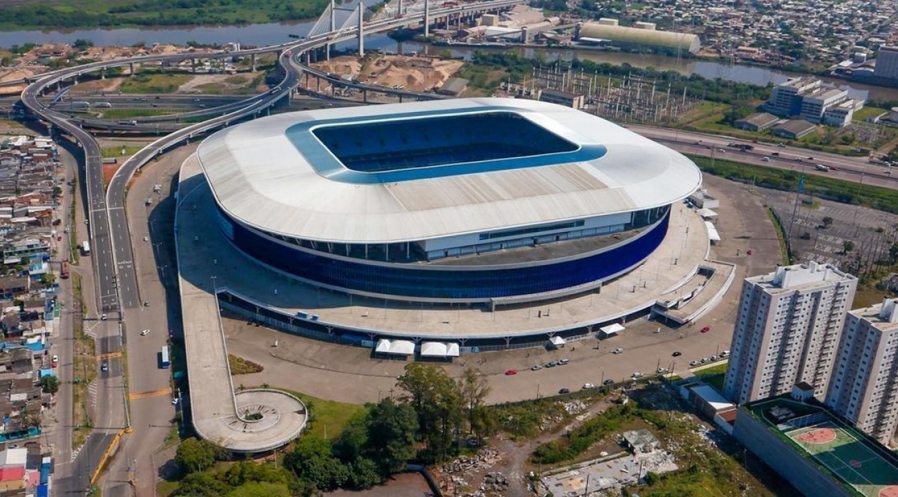 Arena será do Grêmio em outubro.