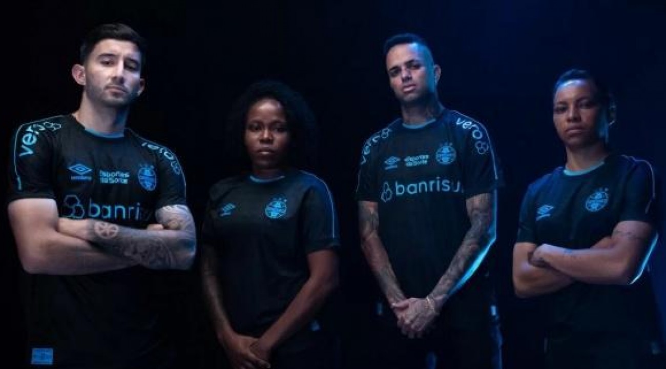 Grêmio lança o novo terceiro uniforme.