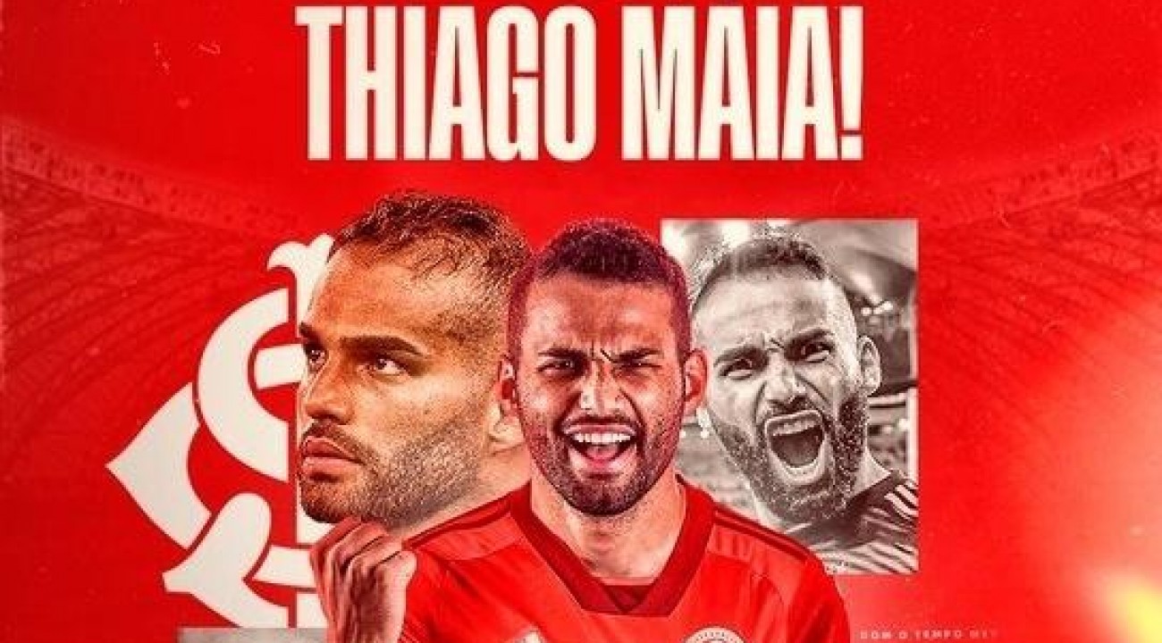 Thiago Maia é anunciado como reforço do Inter.