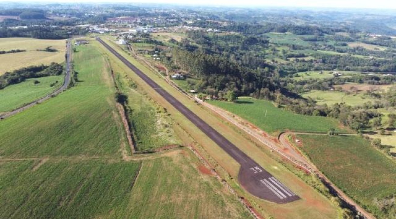 Aeroporto Hélio Wasum receberá investimento de mais de R$ 8 milhões, confira;