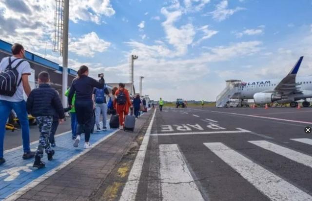 Feriado de Carnaval: aeroporto de Chapecó deve receber mais de 7 mil passageiros